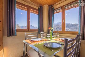 Gîte pour 2 personnes, avec jardin et terrasse, animaux acceptés dans Allondaz