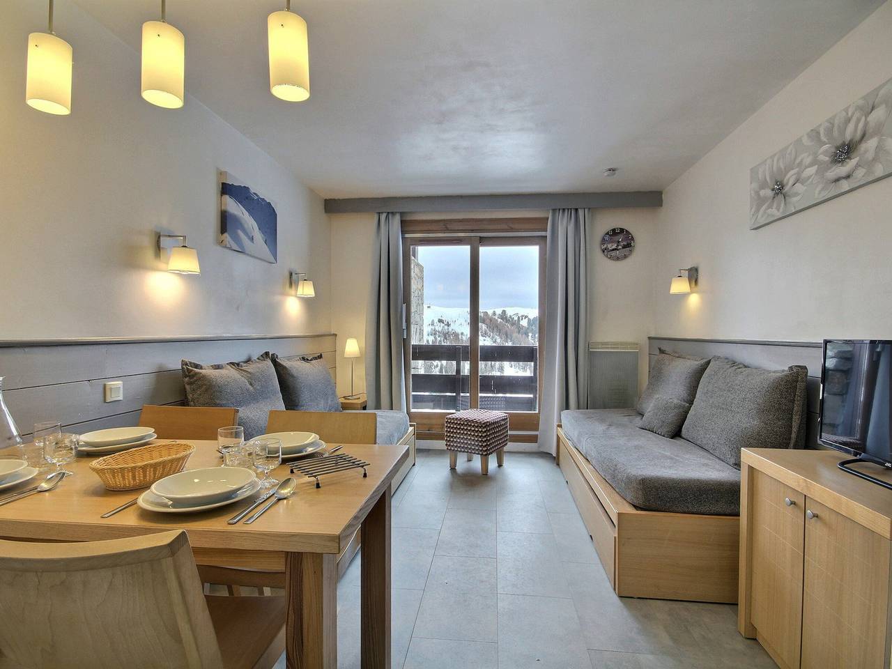 Appartement entier, Appartement cosy 4/5 pers, proche des pistes in Belle Plagne, La Plagne-Tarentaise