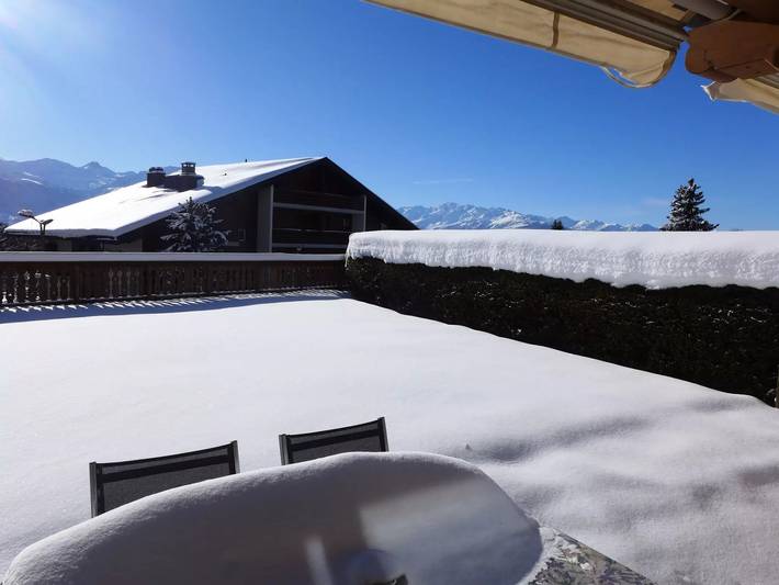 Vacation rental for 8 people, with terrace and sauna in Montana (Switzerland)