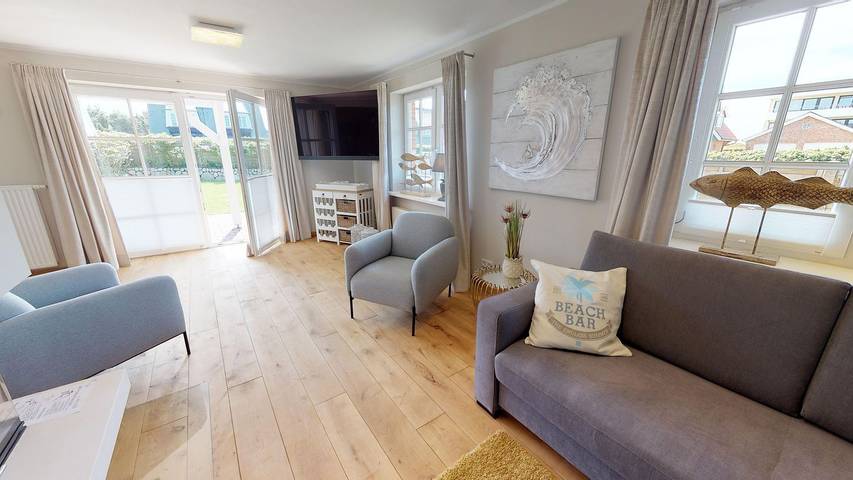 Ferienhaus für 10 Personen, mit Garten und Sauna sowie Balkon in Wenningstedt - 2