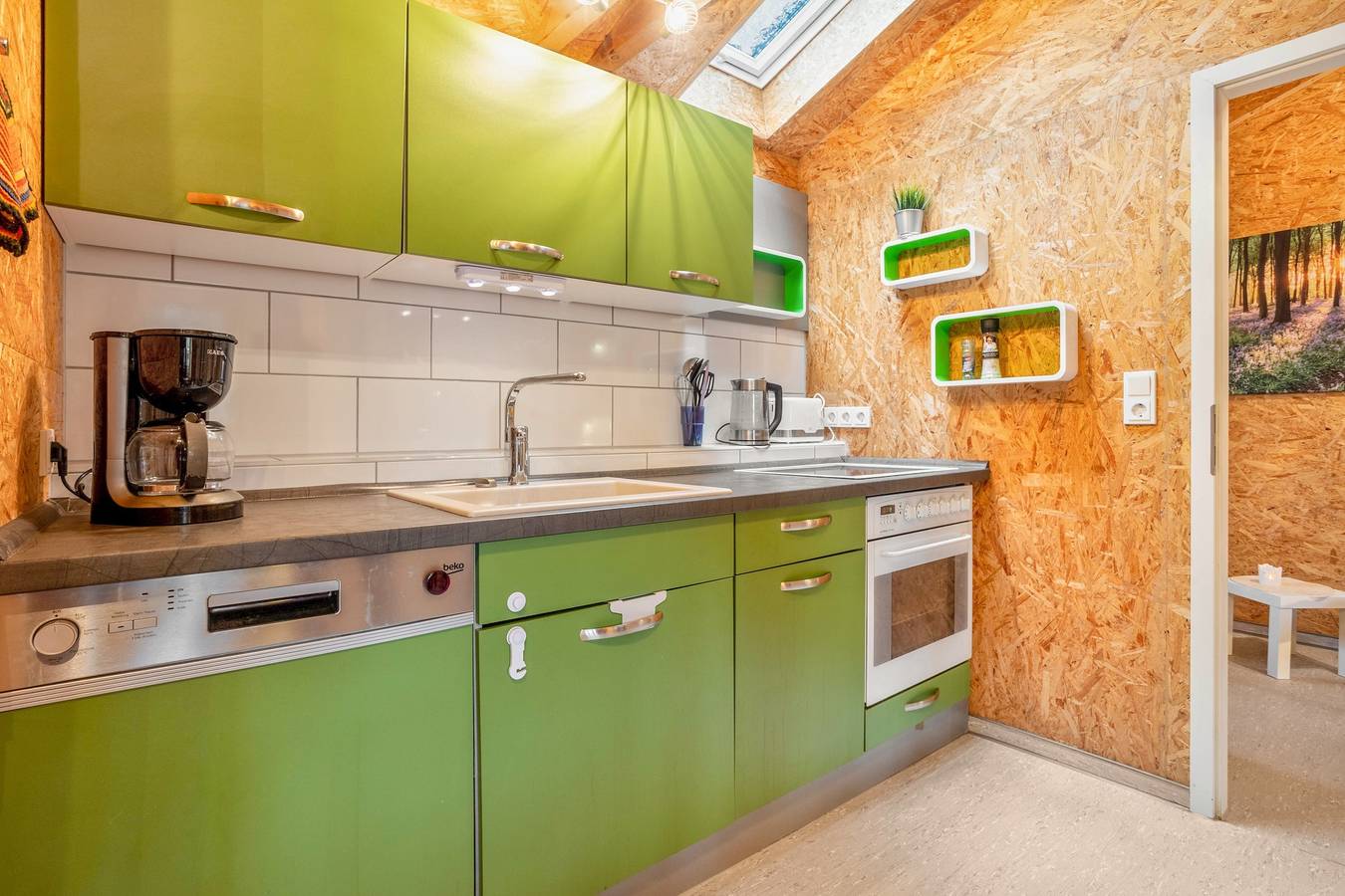 Bungalow '-Waldgrün-' mit Privatterrasse und Gemeinschaftsgarten in Lychen, Uckermark