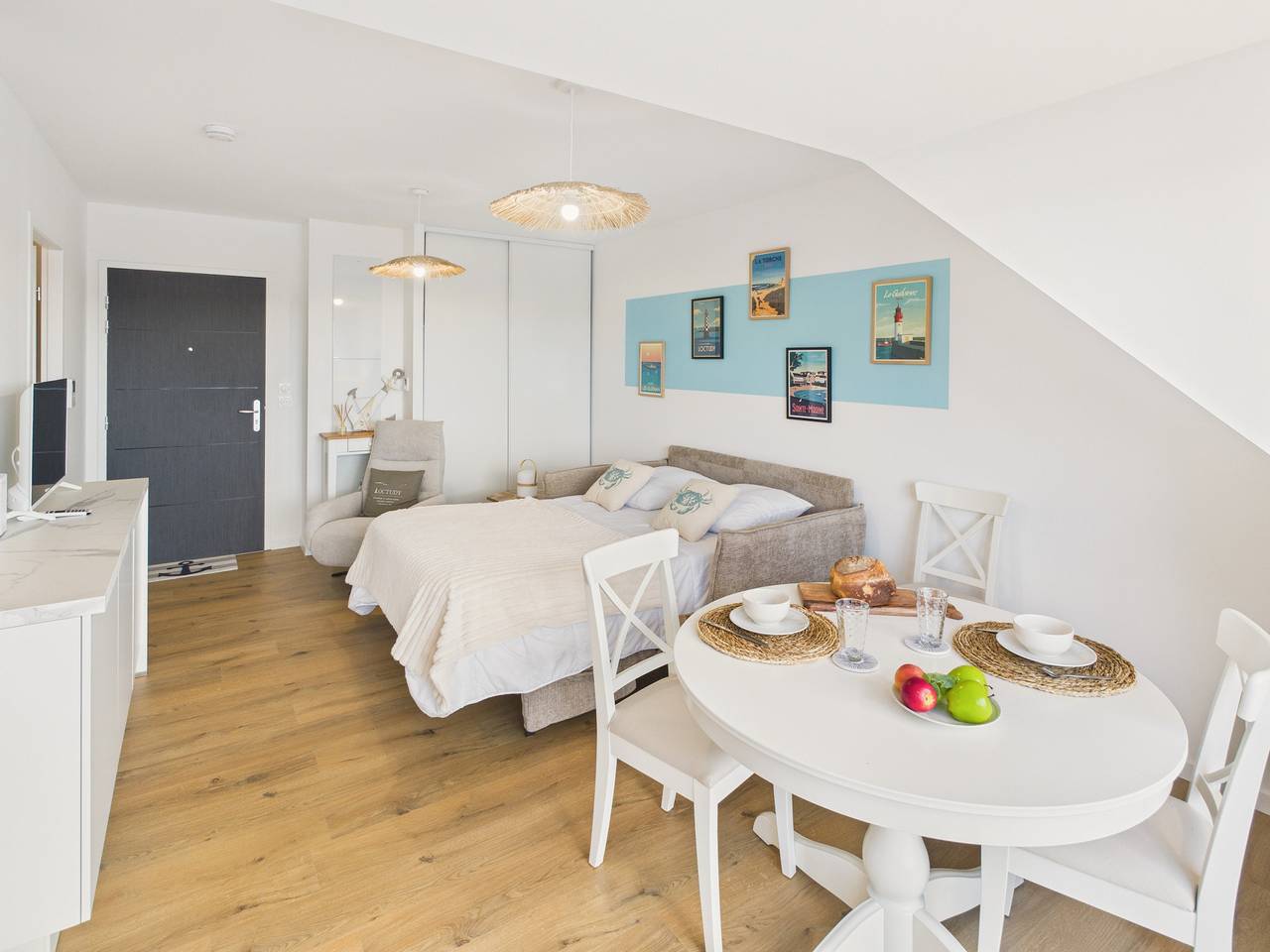 Estudio entero, Studio flambant neuf 2 personnes - vue port  in Loctudy, Region de Quimper