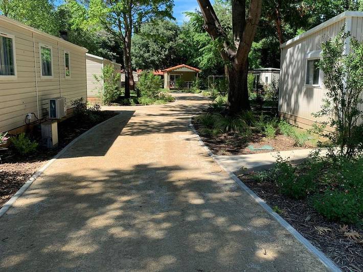 Camping Portes de Canigou - Mobilhome 4 personnes - 2 chambres - Tv - Clim - Plancha in Prades, Région de Prades