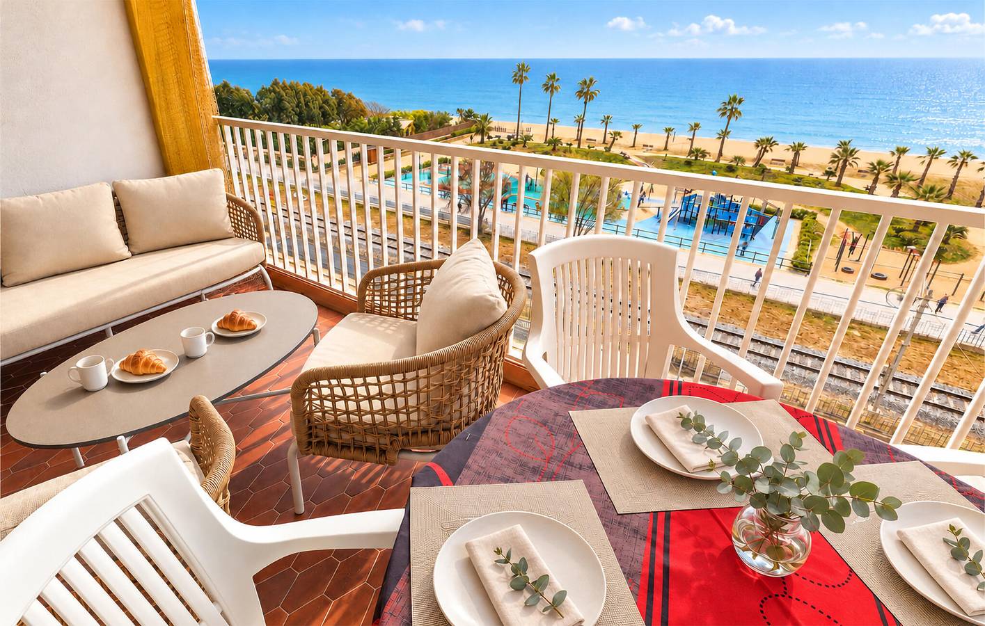 Apartamento vacacional entero, Apartamento con vistas al mar, terraza y Wi-Fi in Pineda de Mar, Maresme
