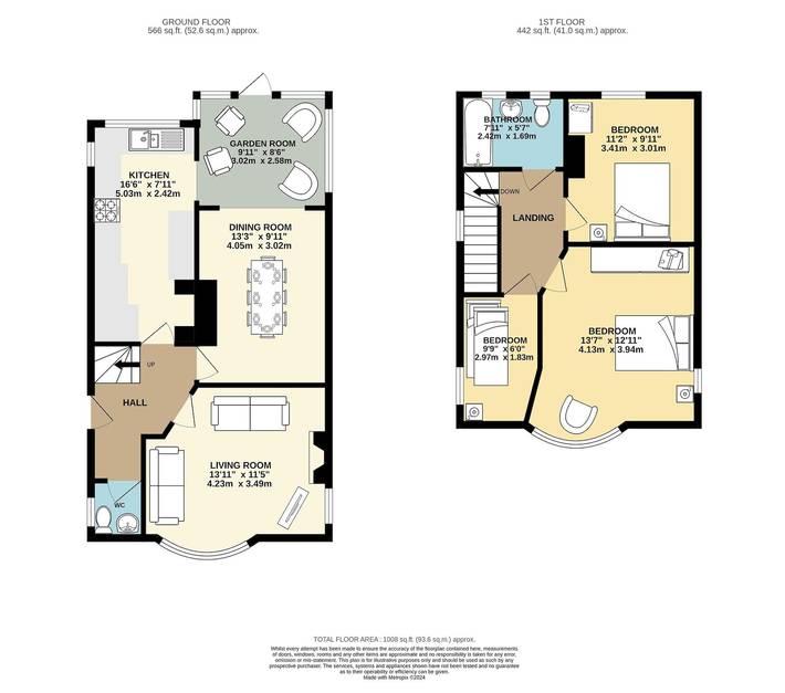 Holiday rental for 6 people, with garden in Worthing