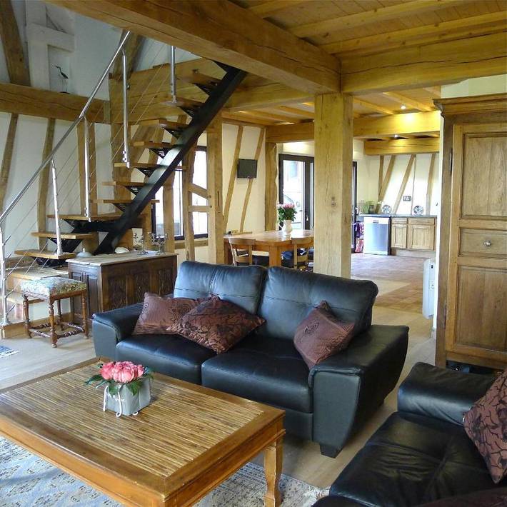 Location de vacances pour 8 personnes, avec Jacuzzi et Terrasse ainsi que Piscine et Vue à Miannay - 2