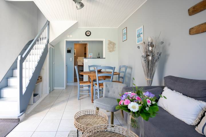 Maison de vacances "Joisalig" avec terrasse privée in Saint-Quay-Portrieux, Côte de Goëlo