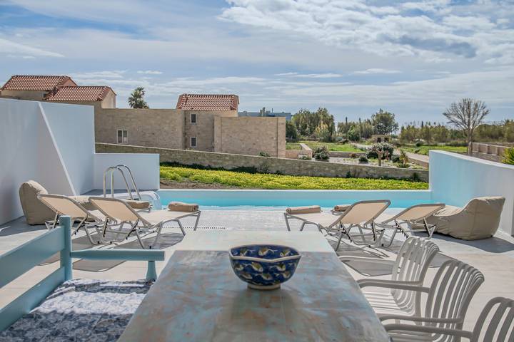 Ferienhaus für 4 Personen, mit Meerblick und Balkon sowie Terrasse in Rethymno und Umgebung - 3