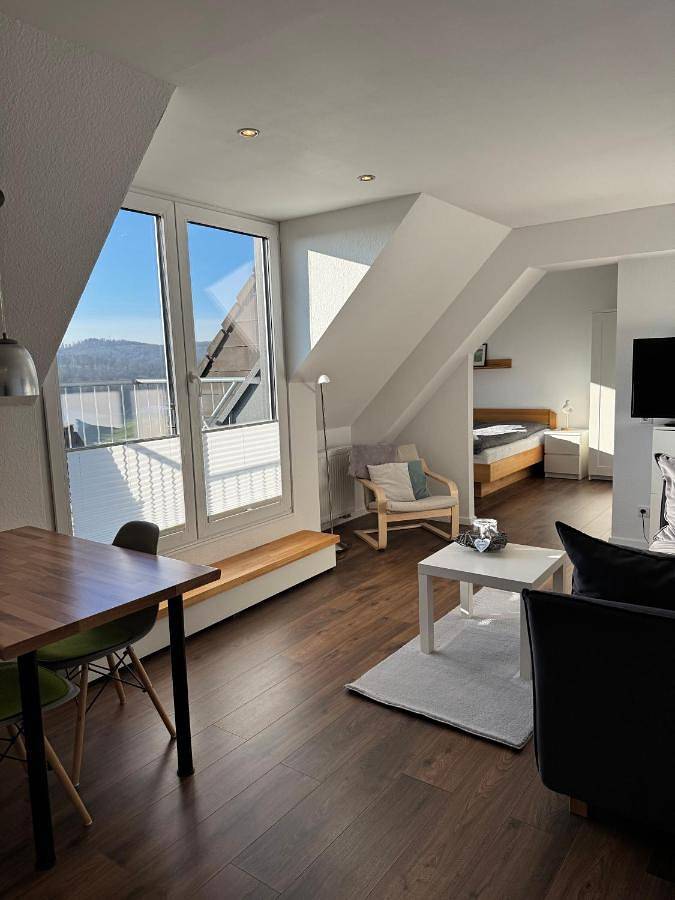 Ferienwohnung für 2 Personen, mit Balkon und Ausblick