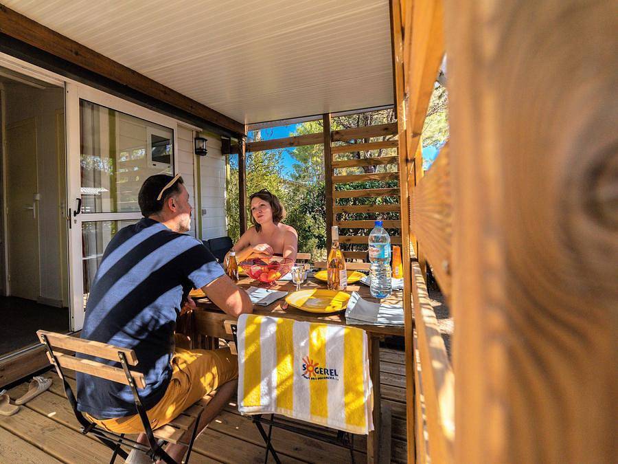 Camping La Pinède Enchantée  - Mobilheim 4 personen - Cottage 2 Zimmer - Klima - Tv - Wifi - Plancha in La Côte Vermeille, Argelès-sur-Mer
