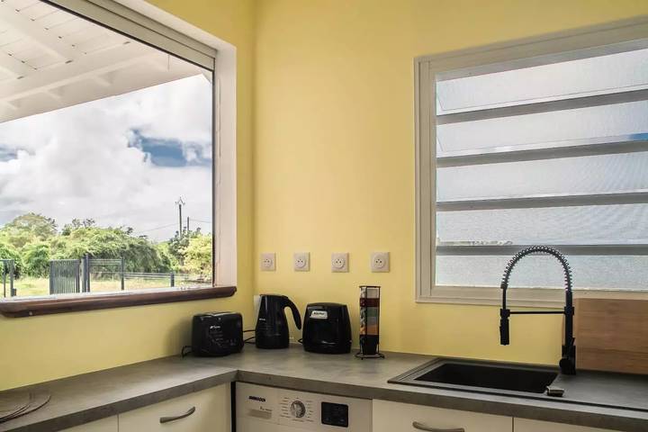 Location de vacances pour 4 personnes, avec vue et jardin dans Marie-Galante - 4