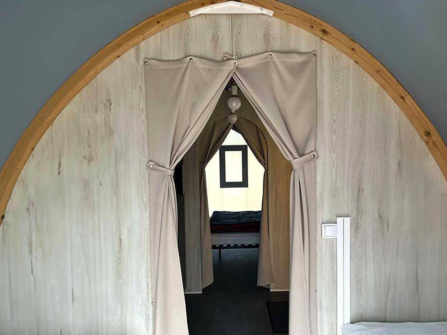 Camping Les Dolmens - Hébergement 4 personnes - Coco Sweet - 2 chambres in Méjannes-le-Clap, Région d'Alès