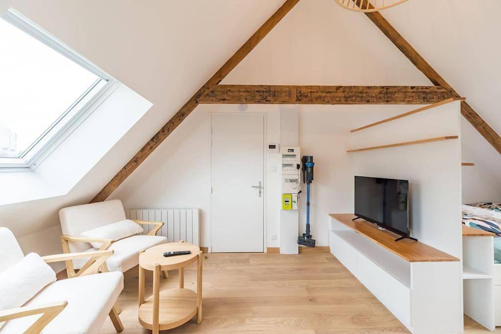 Appartement entier, Studio Élégant au Cœur Lannion in Lannion, Ceinture Dorée