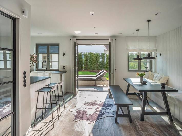 Ferienhaus für 4 Personen, mit Terrasse und Garten sowie Sauna