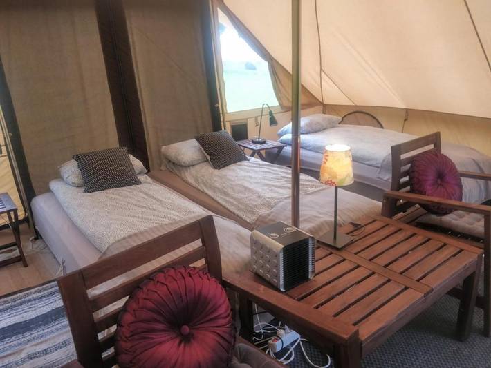 Bungalow für 4 Personen, mit Pool und Garten sowie Ausblick in Island - 2
