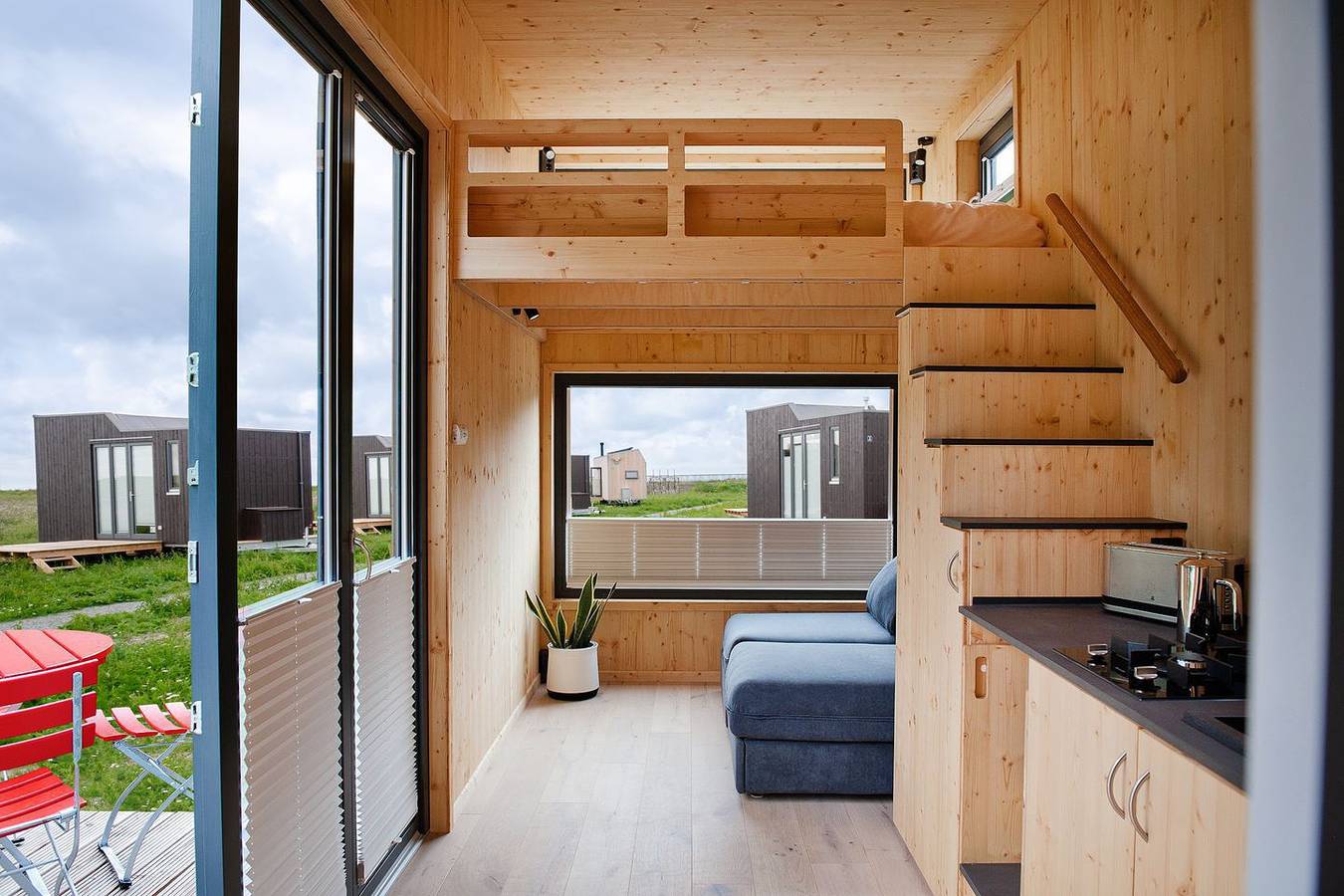Nachhaltiger Urlaub mit Hund im Green Tiny House Nature 4 an der Nordsee in Harlesiel Strand, Wittmund