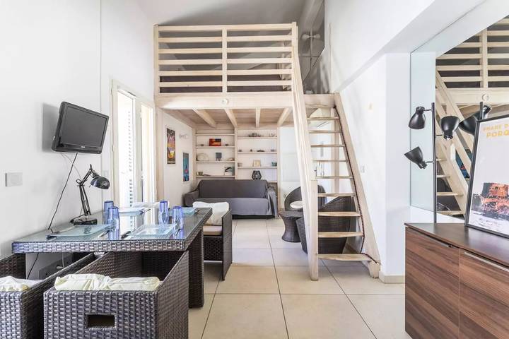 Studio für 4 Personen, mit Balkon und Ausblick - 1