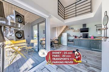 Gîte pour 4 personnes, avec terrasse à Pomponne
