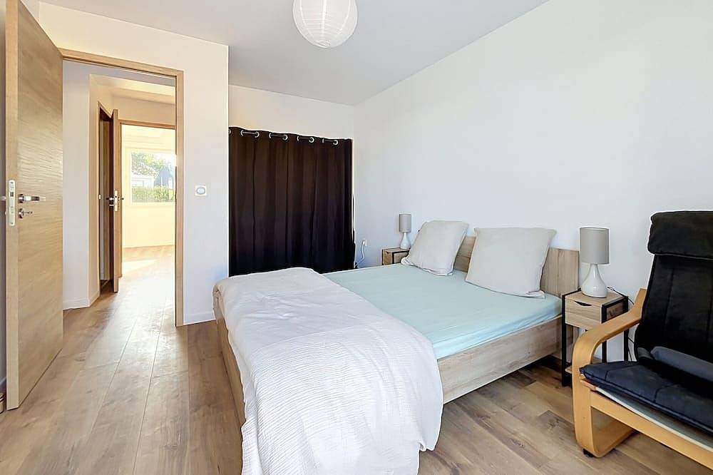 Ganze Wohnung, Bright apartment with a garden, perfect for the beaches and exploring Morbihan in Kervignac, Côte des Mégalithes
