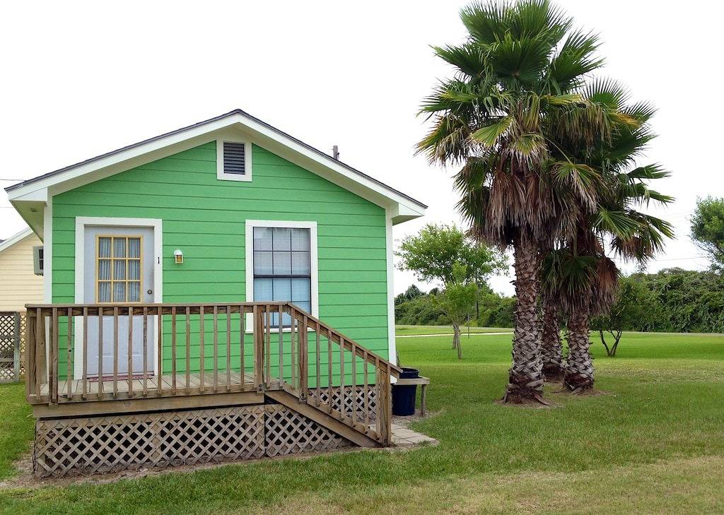 Bayshore Lodge 123 Hütte # 1 Vermietung Port O Connor Tx in Port O'Connor, Matagorda Bay