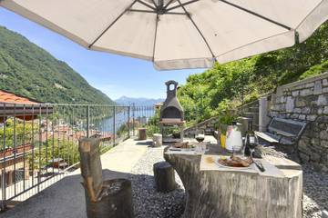 Gîte pour 4 personnes, avec jardin, animaux acceptés à Argegno
