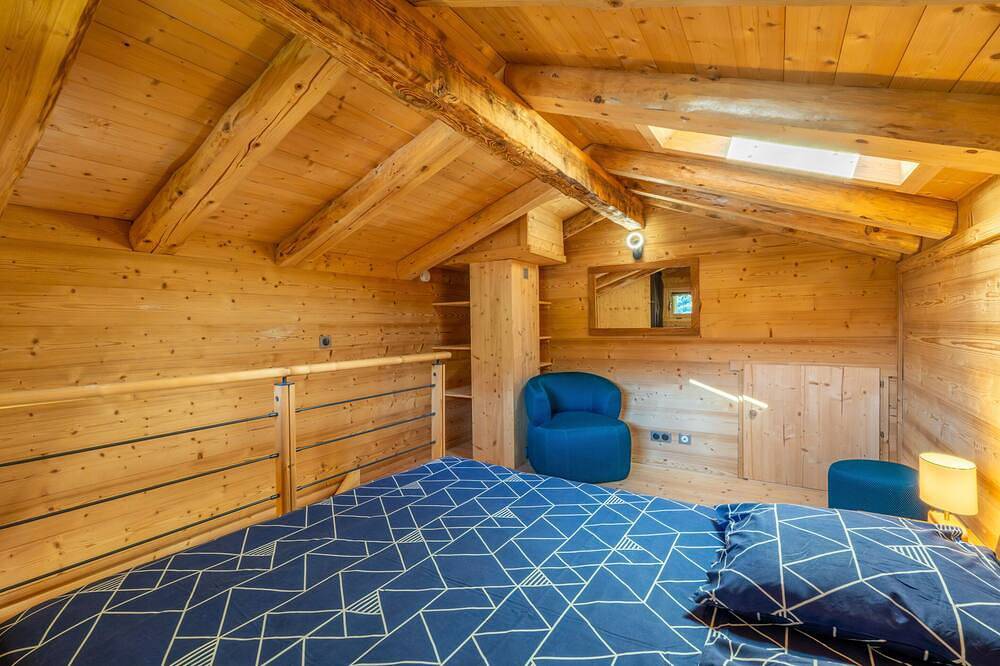 Berghütte-Executive-Ensuite mit Bad-Bergblick in Thônes, Annecy und Umgebung