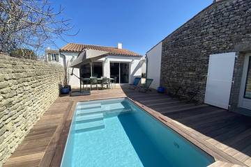Location de vacances pour 4 personnes, avec jardin et terrasse à Saint-Clément-des-Baleines