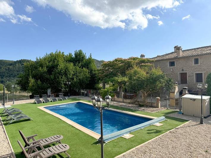 Casa rural para 6 personas, con jardín además de piscina y vistas, Se admiten mascotas en L'Alcoià - 2