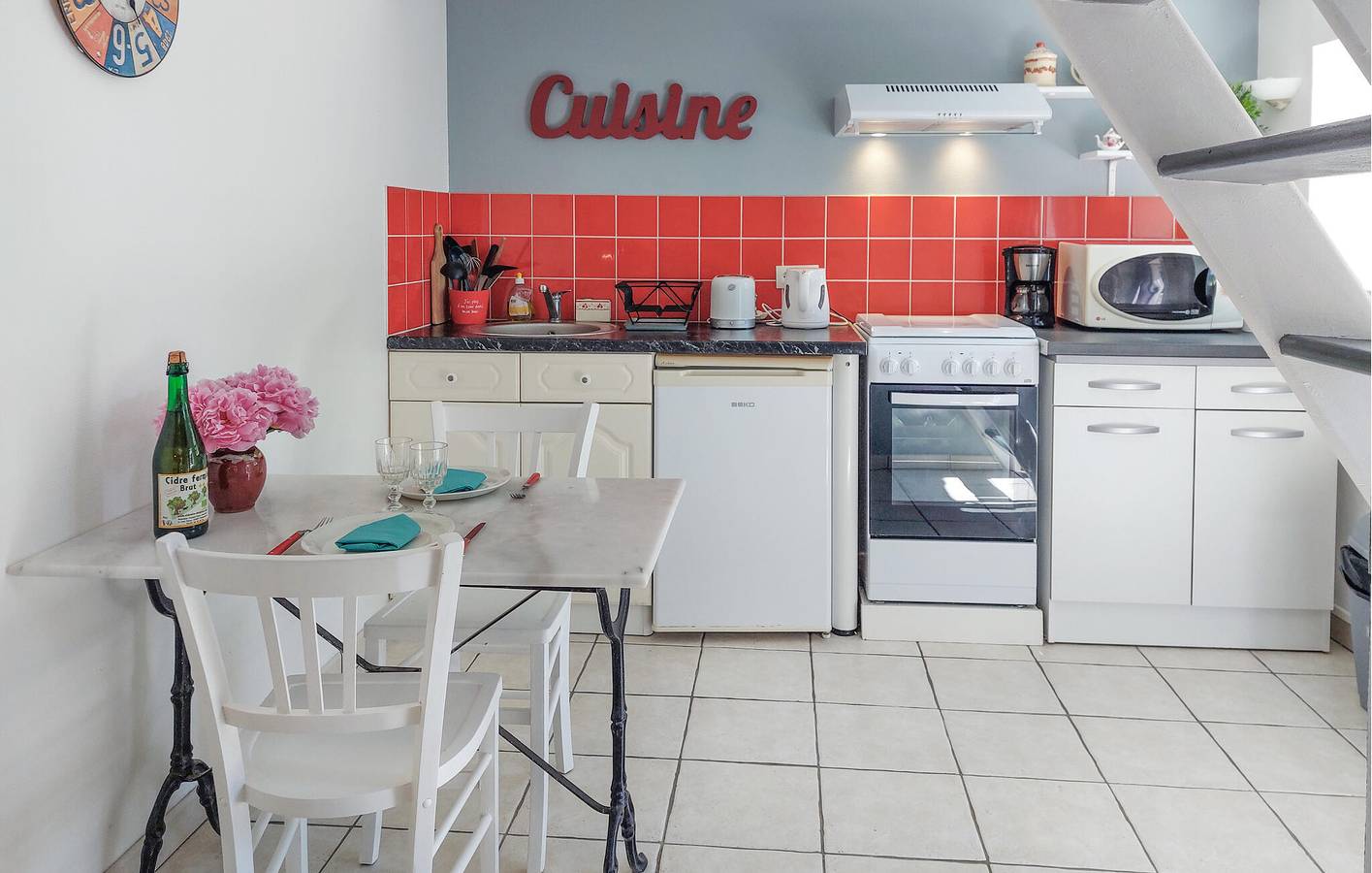 Appartement confortable avec jardin et parking, à 1,5 km de la plage des Rosaires in Plérin, Côte de Goëlo