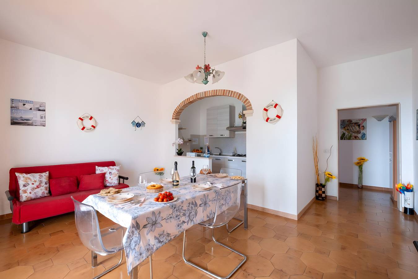 Villa Aurora Salina : Vue sur Mer, Jardin Privé et Climatisation à Porto Cesareo in Porto Cesareo, Golfe de Tarente