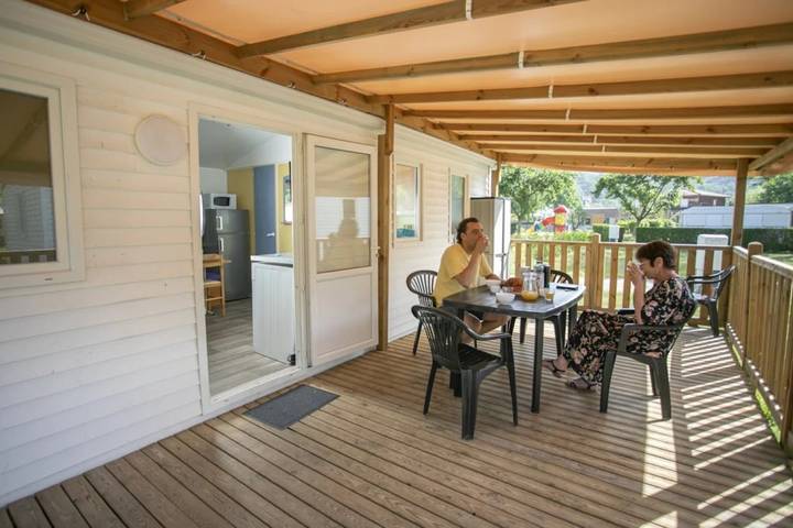 Mobil home pour 5 personnes, avec sauna et bassin pour enfant à Foix - 4