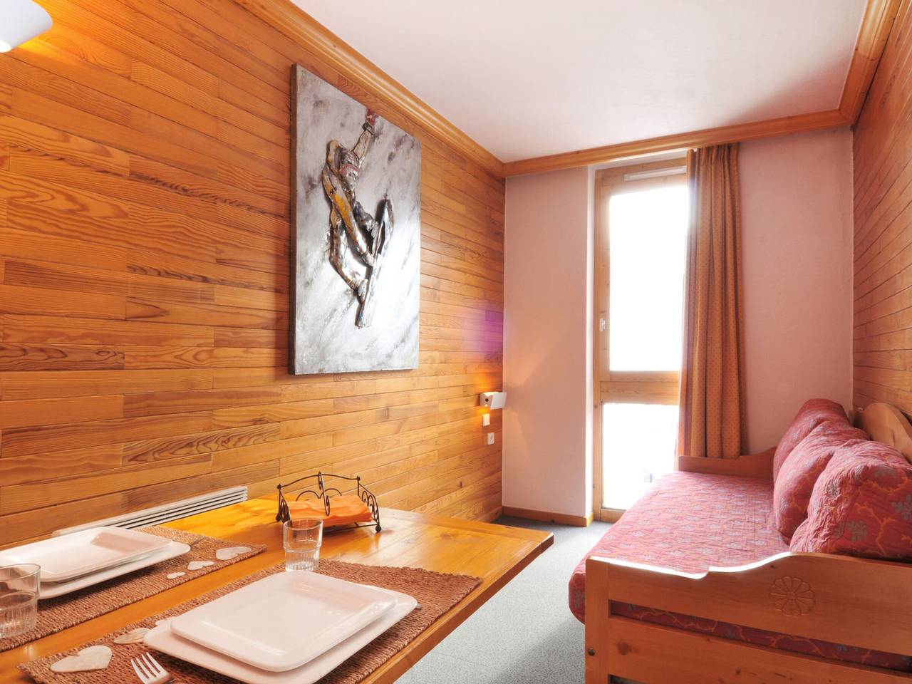 Studio entier, Studio divisible confortable proche des pistes et commerces in La Plagne, La Plagne-Tarentaise