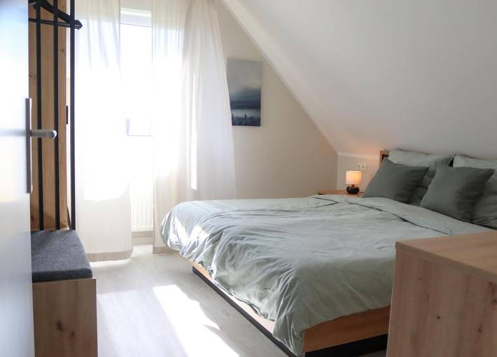 Ferienwohnung für 5 Personen, mit Terrasse und Garten