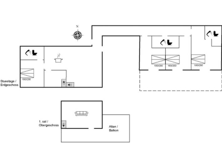 Ferienhaus mit Meerblick für 8 Personen, mit Terrasse in Gilleleje - 2