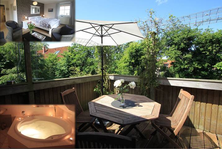 Ferienwohnung für 3 Personen, mit Balkon und Whirlpool in Dänschendorf