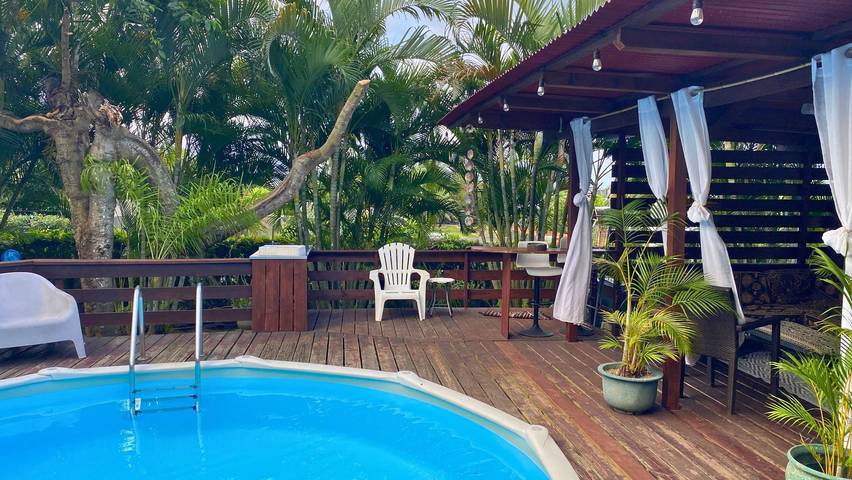 Location de vacances pour 20 personnes, avec jardin et balcon dans Mo'orea - 2