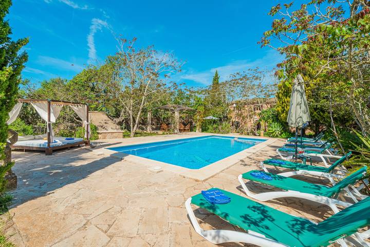 Finca mit Pool für 8 Personen, mit Kinderpool und Sauna sowie Garten, mit Haustier in Felanitx - 3