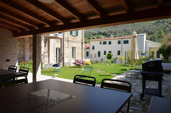 Ferienwohnung für 4 Personen, mit Garten und Ausblick, mit Haustier in Dolcedo - 2
