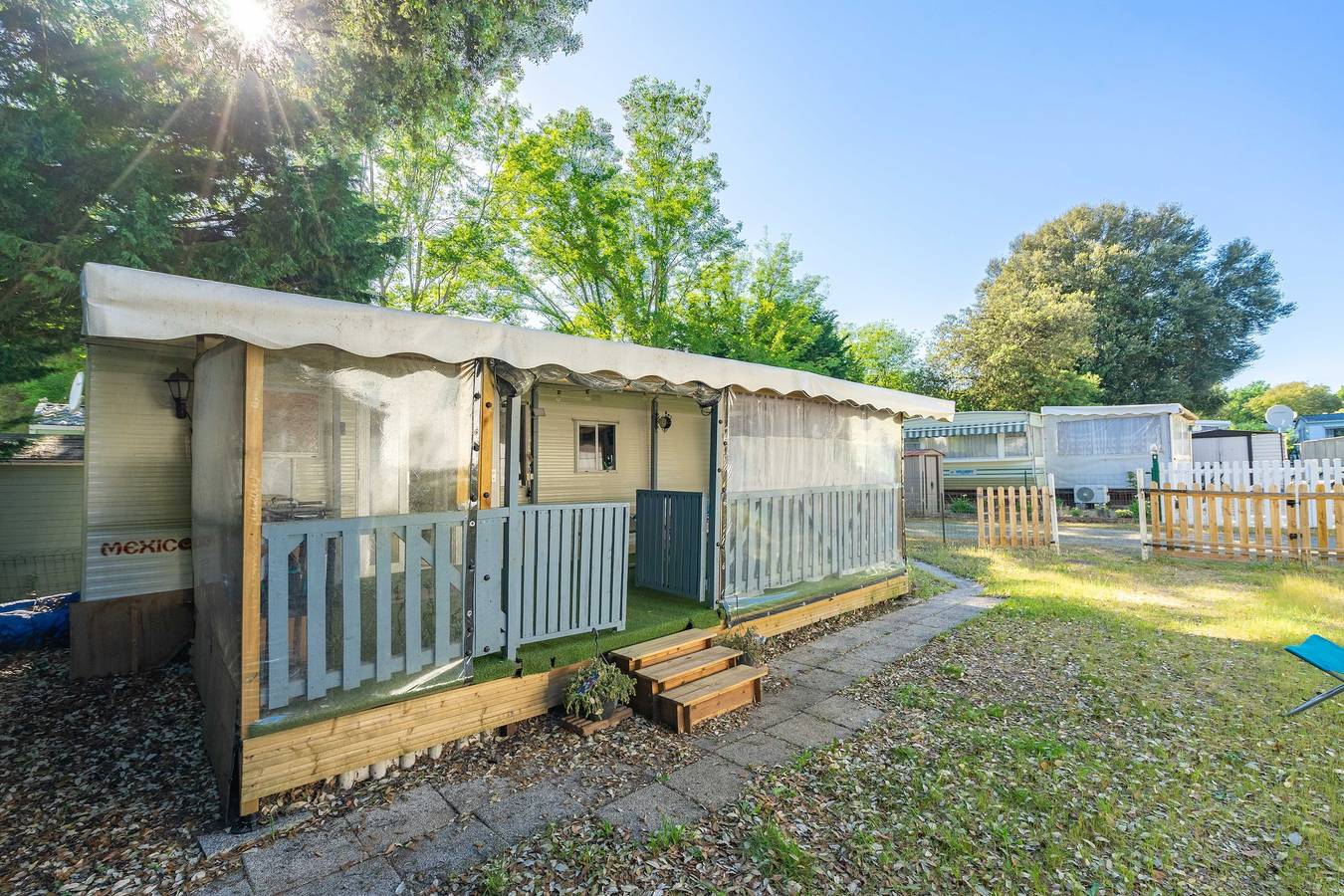 Mobile home in La Tremblade – Private garden, terrace, playground, and shared pool in La Tremblade, Côte de Beauté