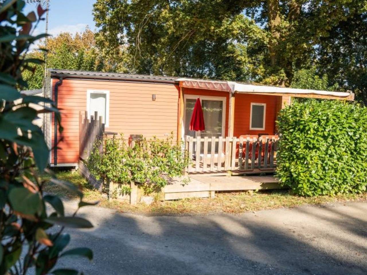 Mobil-home 4 pers avec terrasse à Espelette in Espelette, Région de Bayonne