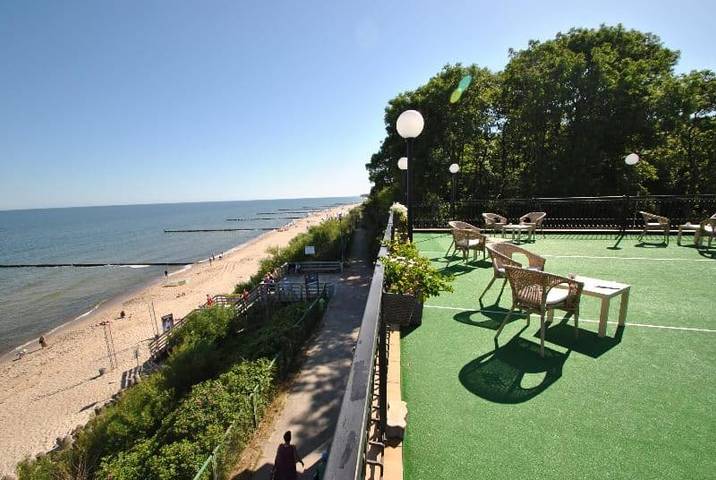 Chambre d’hôte pour 2 personnes, avec Balcon et Terrasse ainsi que Jardin et Vue en Pologne