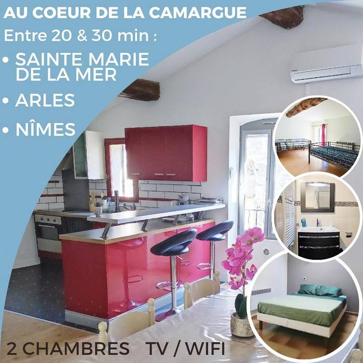 Gîte pour 4 personnes dans Office De Tourisme De Saint Gilles