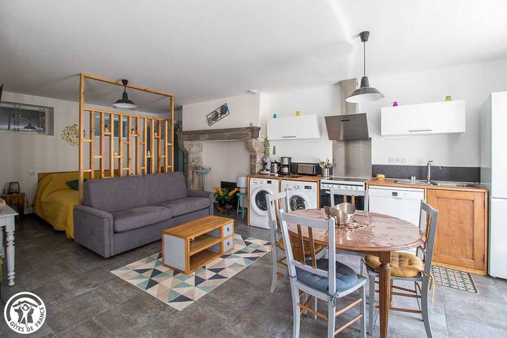 Gîte pour 2 personnes, animaux acceptés