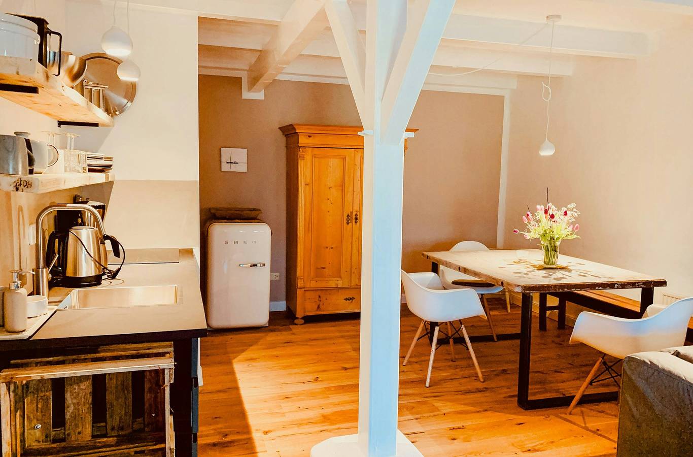 Ganze Wohnung, Apartment mit Außensauna nahe Flensburg in Habernis, Steinberg