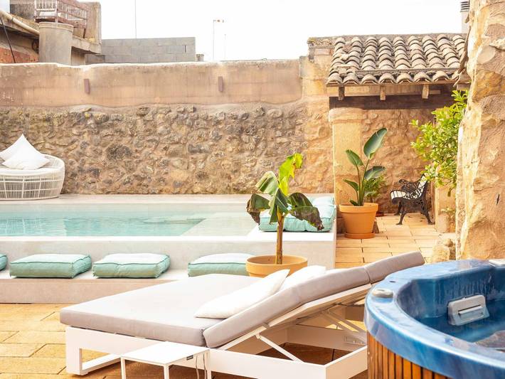 Casa rural para 6 personas, con balcón/terraza y piscina en Villafranca de Bonany - 4