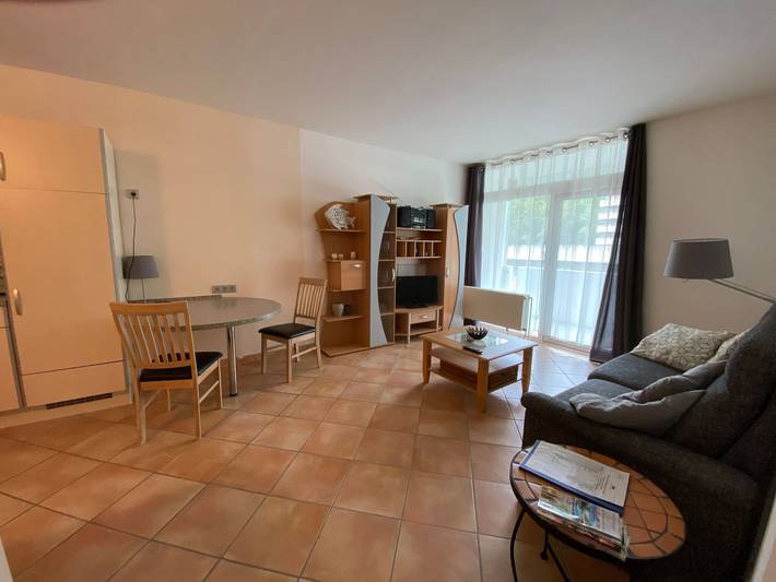 Ferienwohnung für 2 Personen, mit Balkon und Pool sowie Sauna und Ausblick