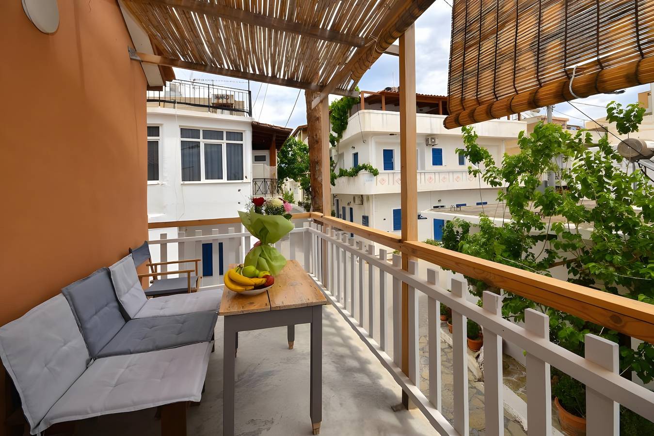 Ganze Wohnung, Ferienwohnung "Kallithea Beach" in Strandnähe mit Balkon und Wlan in Myrtos, Lasithi