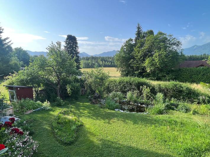 Ganze Ferienwohnung, Chalet Murnau - Gartenwohnung in Westried, Murnau am Staffelsee
