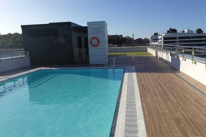 Maison de vacances pour 4 personnes, avec balcon et piscine dans le Pays basque Espagnol