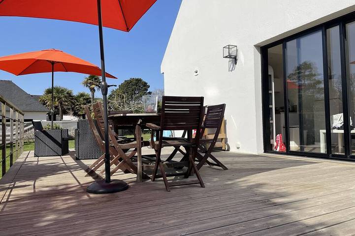 Maison de vacances pour 6 personnes, avec jardin et terrasse dans Plage Kerleven